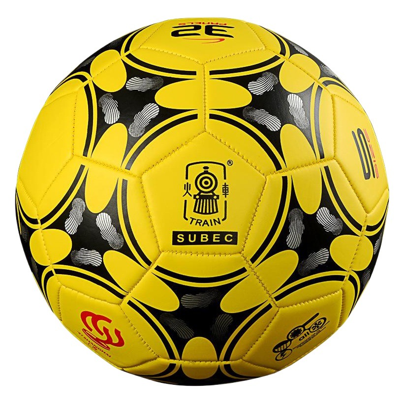 Counter genuine locomotive football machine sewing No. 2 baby No. 3 kindergarten children's special black blue flower PU soft football