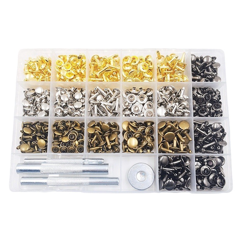 480/360/240 suit tools leather goods leather bags metal decoration double-sided rivet buckle nail nail