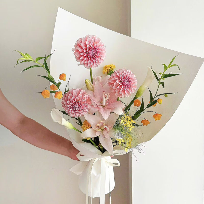 Internet Red High Stiffness Thickened Storing Paper Rigid Paper Solid Color Flower Bundle Wrapping Paper Flower Wrapping Flower DIY Floriculture Material