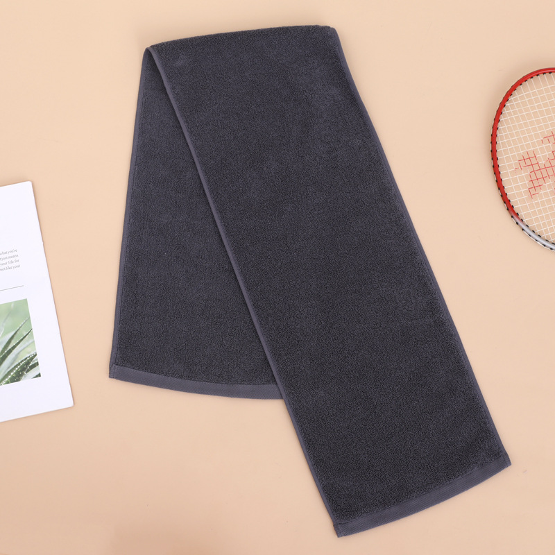 Picture of Cotton sports towel printed custom logo double-sided cotton 25*110cm sports towel hook outdoor sweat