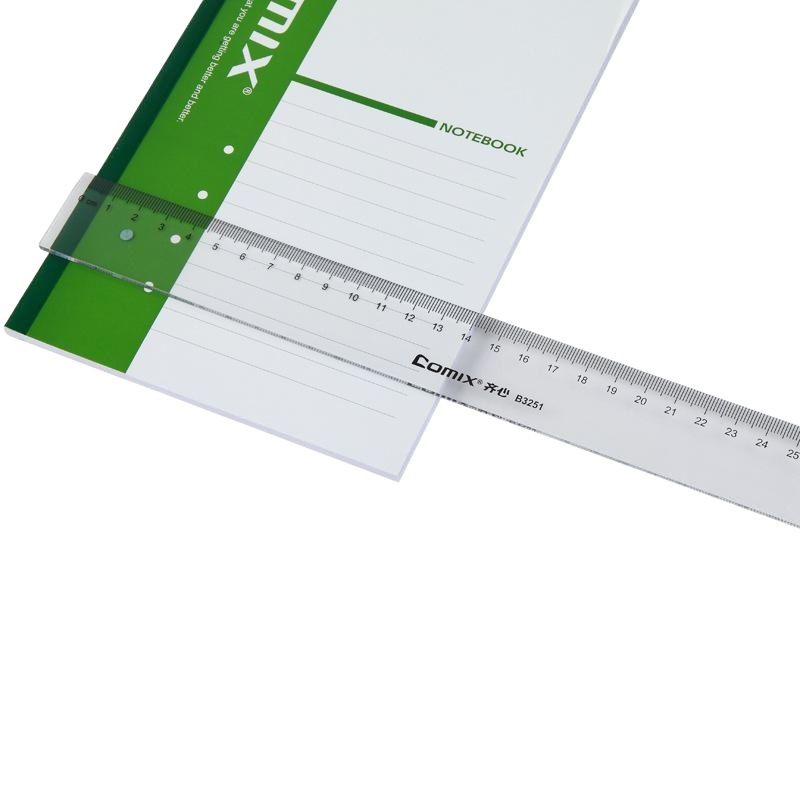 Concerted scale transparent plastic ruler 20/30/40cm drawing student ruler wholesale measuring tools stationery