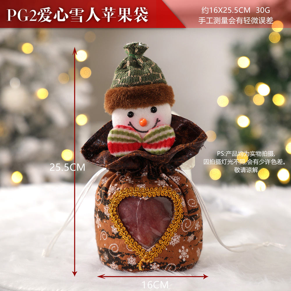 Picture of Christmas Gift Apple Bag Handbag Adult Children Children Christmas Gift Decoration High-end Gift Bag