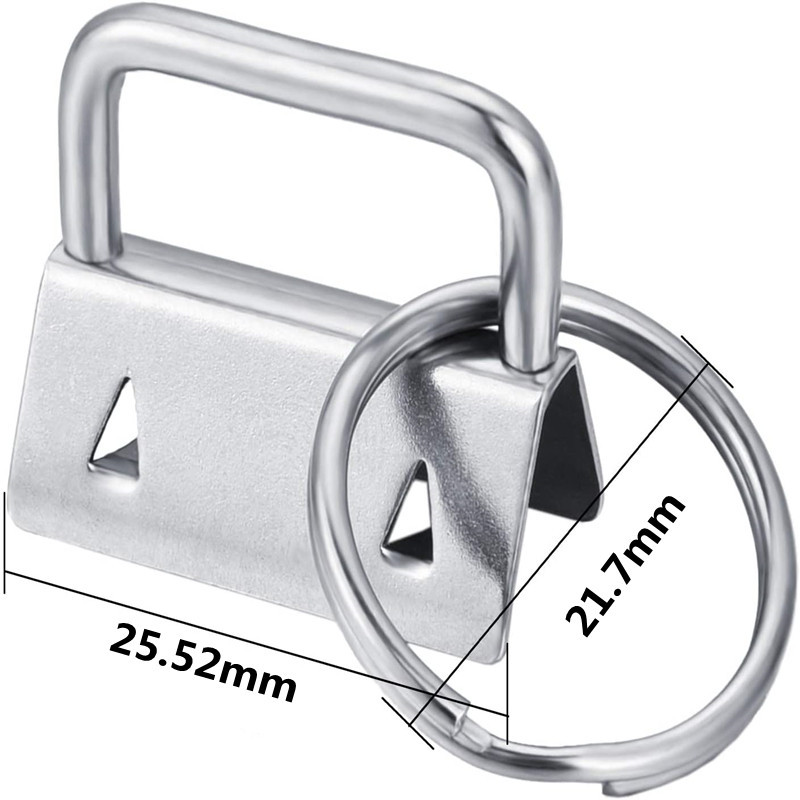 Picture of Amazon 25mm hardware key ring clip diy installation tool color accessories metal webbing tail clip hanging clip