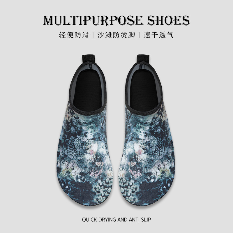 Picture of Beach Shoes for Women and Men, Adult Snorkeling Shoes and Socks, Non-Slip Soft Bottom Swimming, Quick-Drying, Sand-Proof, Diving Yoga Shoes, River Wading