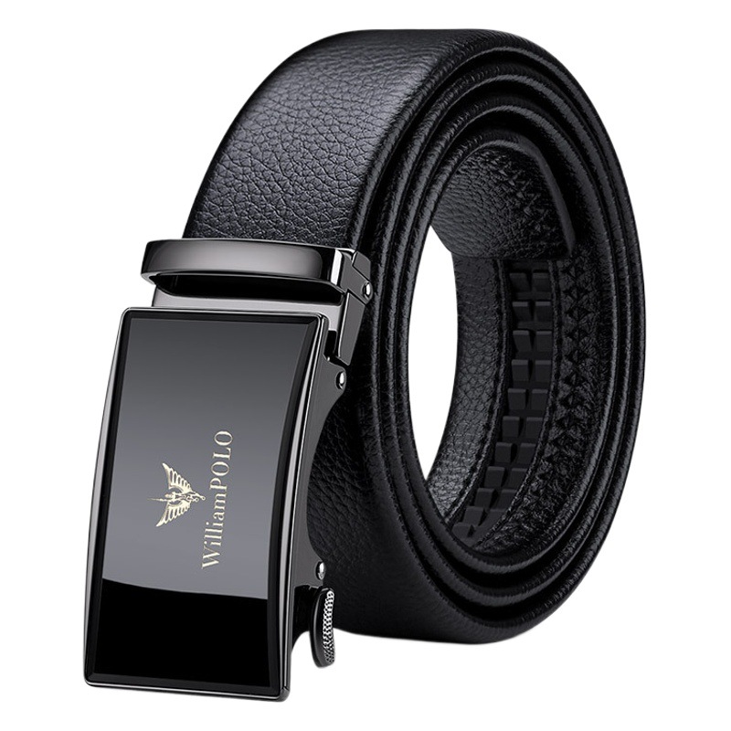 Emperor Paul Belt Men's Belt Men's High-End Cowhide Belt Versatile Belt Genuine Leather Belt Alloy Belt
