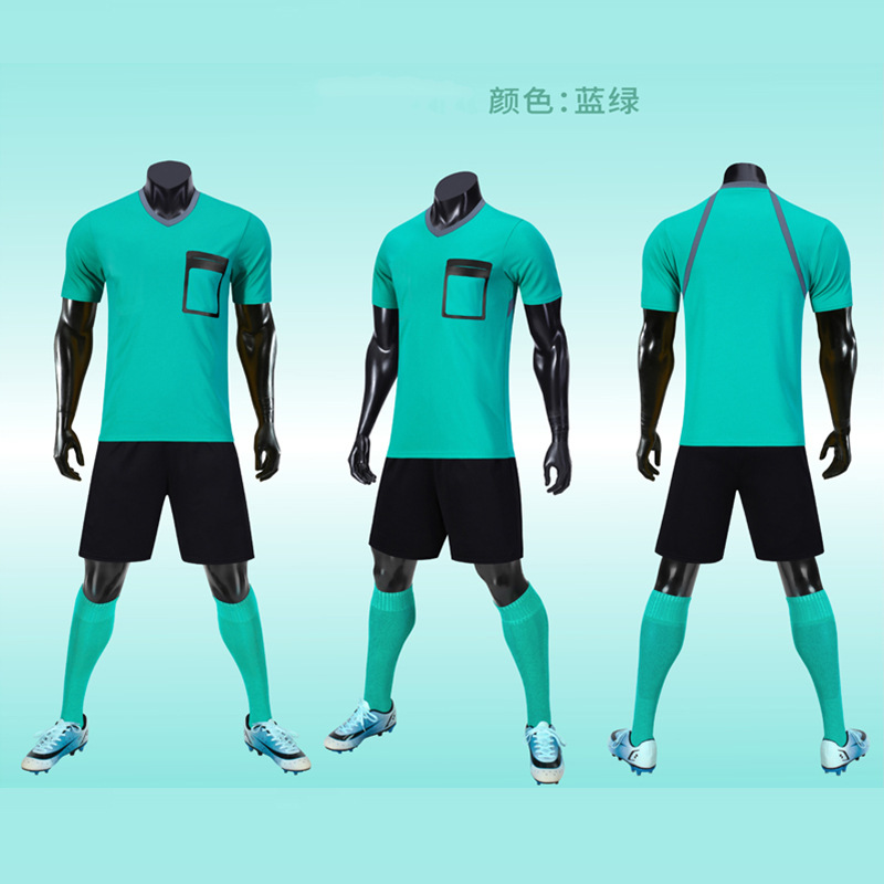 Football referee suit football training camp match referee suit pinhole breathable fabric Personality Coach suit suit