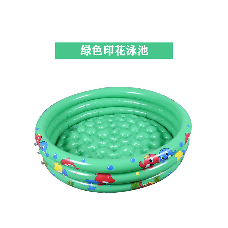 Picture of Baby Family Pool Safety and Environmental Protection Cartoon Bubble Bottom Swimming Pool Color Ocean Ball Pool Children's Water Play Toys