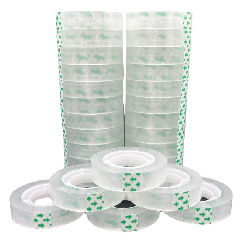 Wholesale transparent stationery tape small tape floral small tape 0.8/1.8cm office student stationery tape