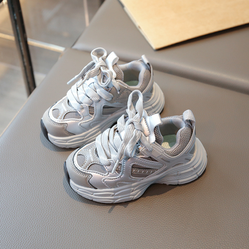 Children's sneaker Spring 2025 New Girls' Torre Shoes Spring and Autumn Shoes Light Running Shoes Soft Sole Casual Shoes