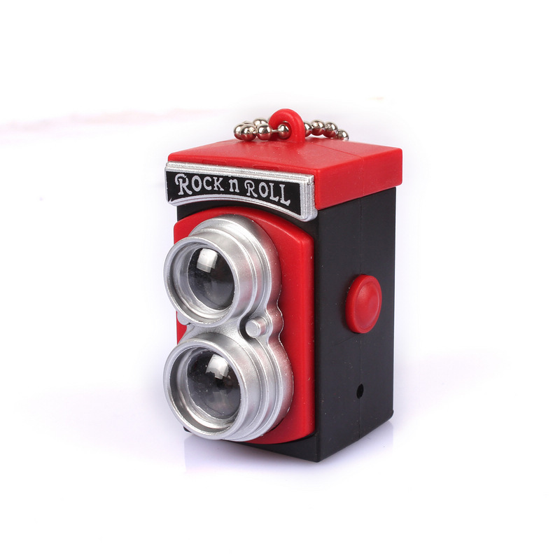 Picture of Sounding LED Retro LOMO Camera Pendant LED Luminous Keychain Activity Gift Car Pendant