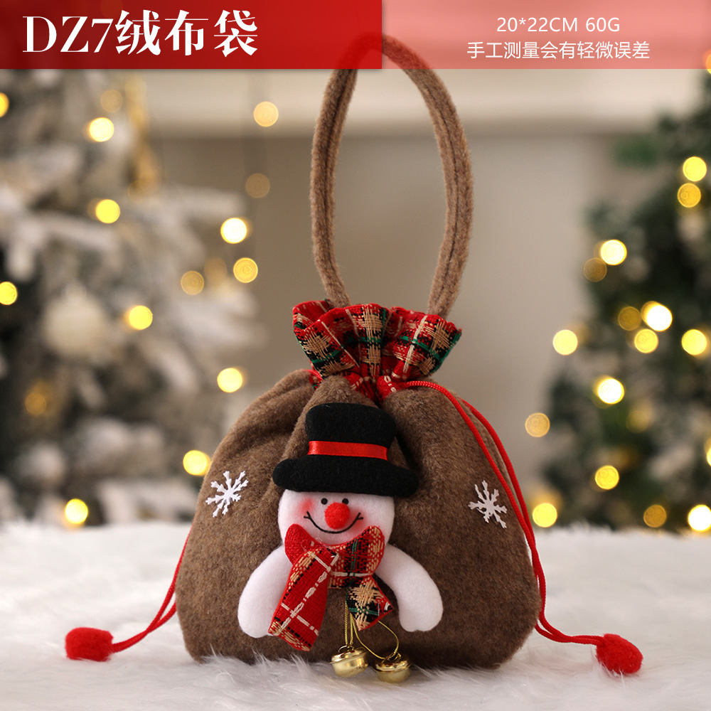 Picture of Christmas Gift Apple Bag Handbag Adult Children Children Christmas Gift Decoration High-end Gift Bag