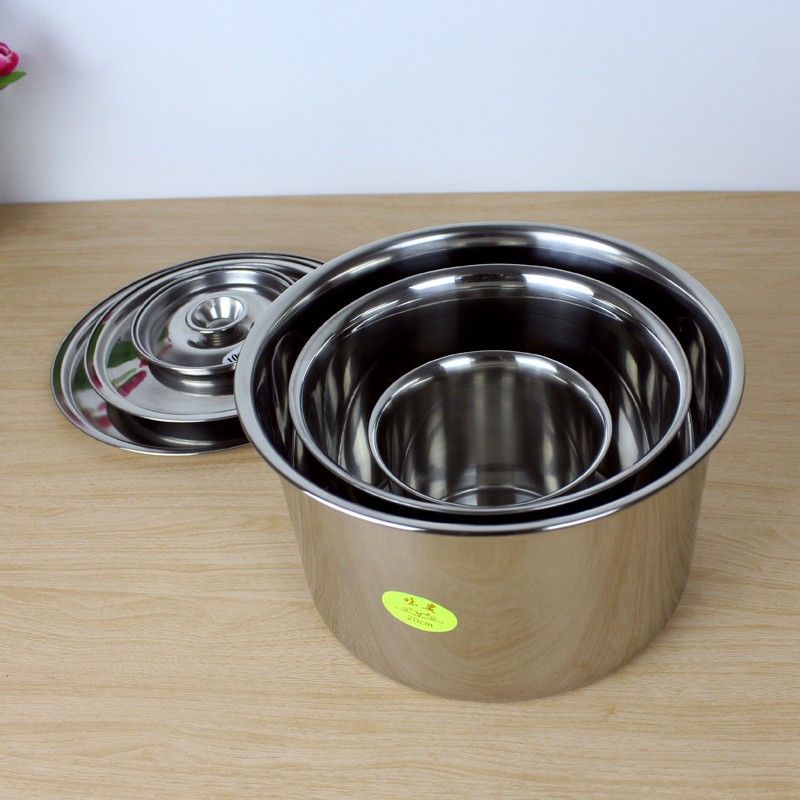 Picture of Stainless steel seasoning tank with lid kitchen commercial oil basin thickened oil salt seasoning tank pig tank factory wholesale