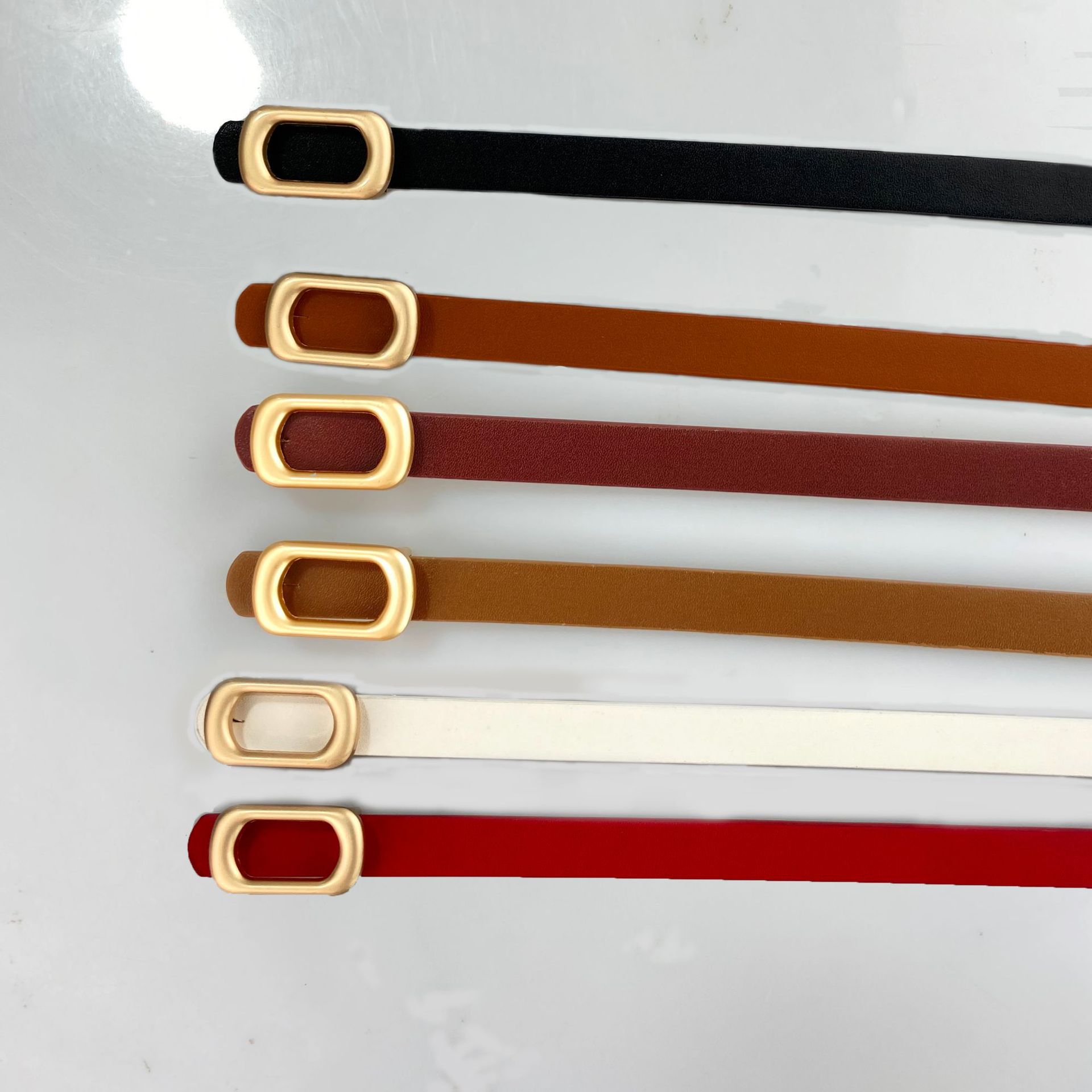 New Korean Style Women's Fashion Commuter Belt Light Luxury All-match Simple Elegant High-end Sense Belt