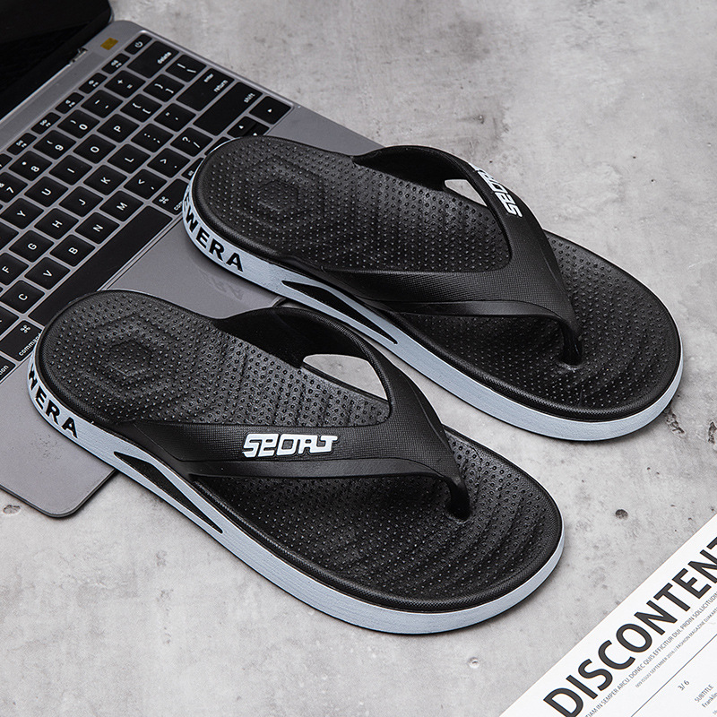 Picture of New minimalist flip-flops men's outer wear non-slip outdoor leisure flip-flops men's beach fashion sandals wholesale