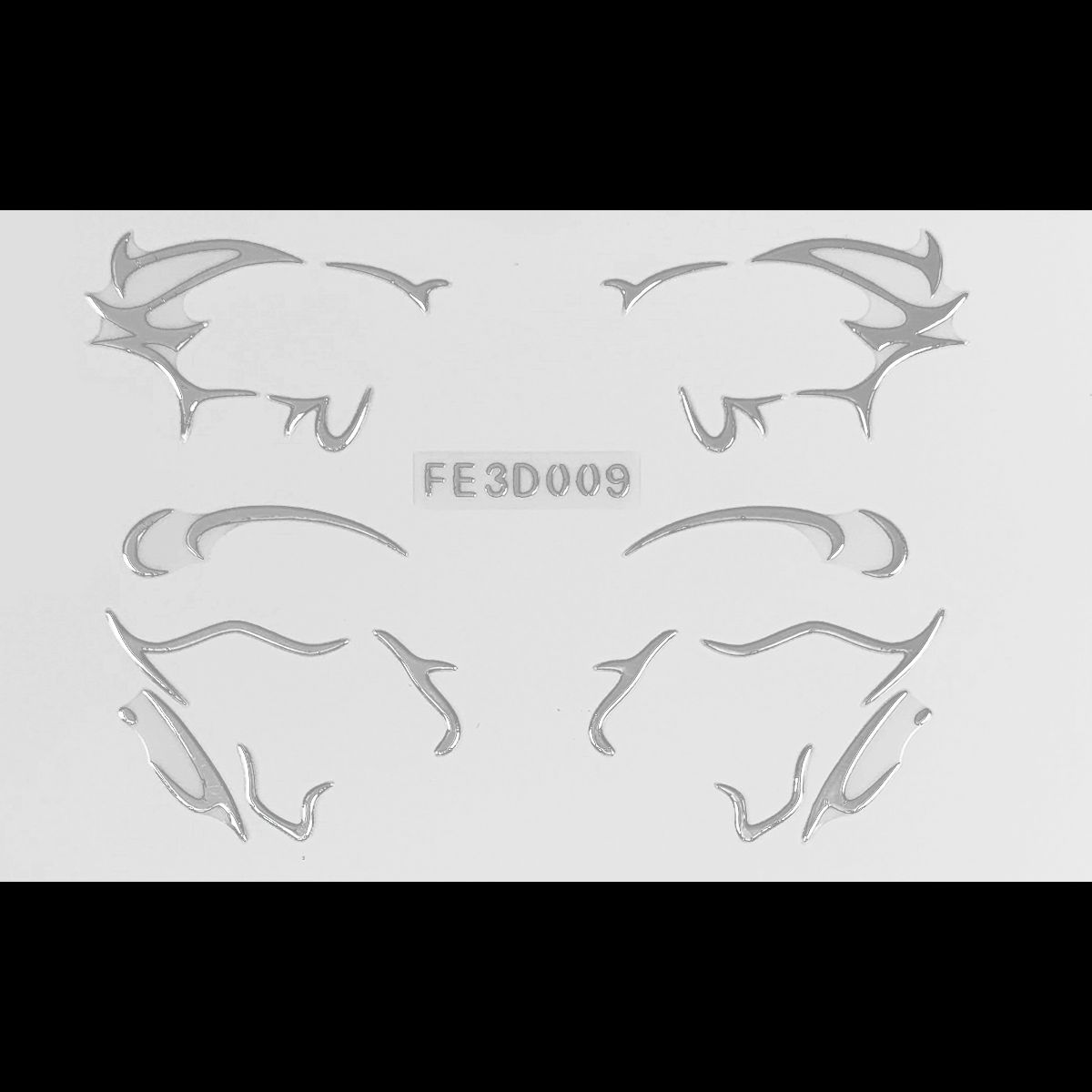 Picture of European and American laser eyeliner stickers 3D relief butterfly eye makeup makeup stickers stage performance tattoo stickers