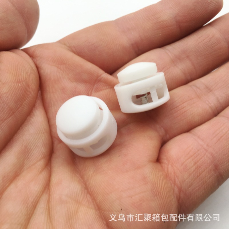Picture of Lazy-free round double-hole shoelace buckle pig nose bread adjustable buckle shoelace buckle spring buckle