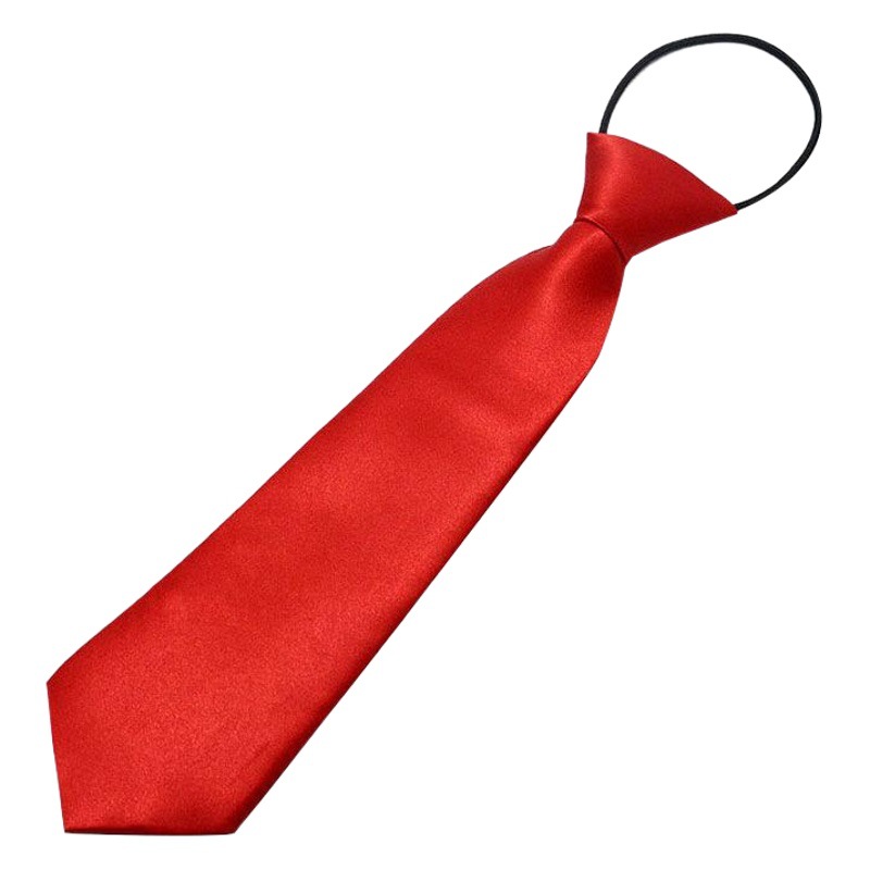 Korean version of boys and girls solid color small tie performance class clothes adult shirt good fit jk short tie can be Wholesale