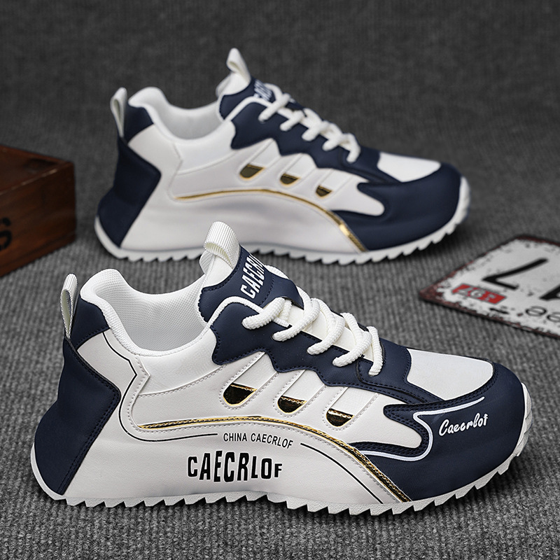 2024 Spring and Autumn Men's Sports Torre Shoes Trendy Board Shoes Comfortable All-match Wear-resistant Fashion for Teenagers