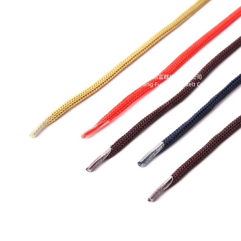 Picture of Factory spot PP portable rope hook gift box bag rope flat raincoat drawstring polypropylene colored straw hat rope