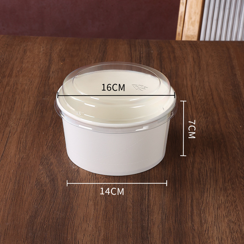 Picture of Qifeng cake mould disposable baking paper bowl 4/6/7/8/10 inch high temperature resistant non-demoulding cake embryo paper mould