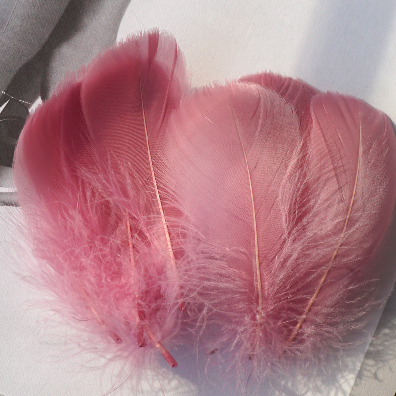Picture of Color feather DIY floating dyeing goose feather dream catcher wave ball gift box filling decorative materials wholesale
