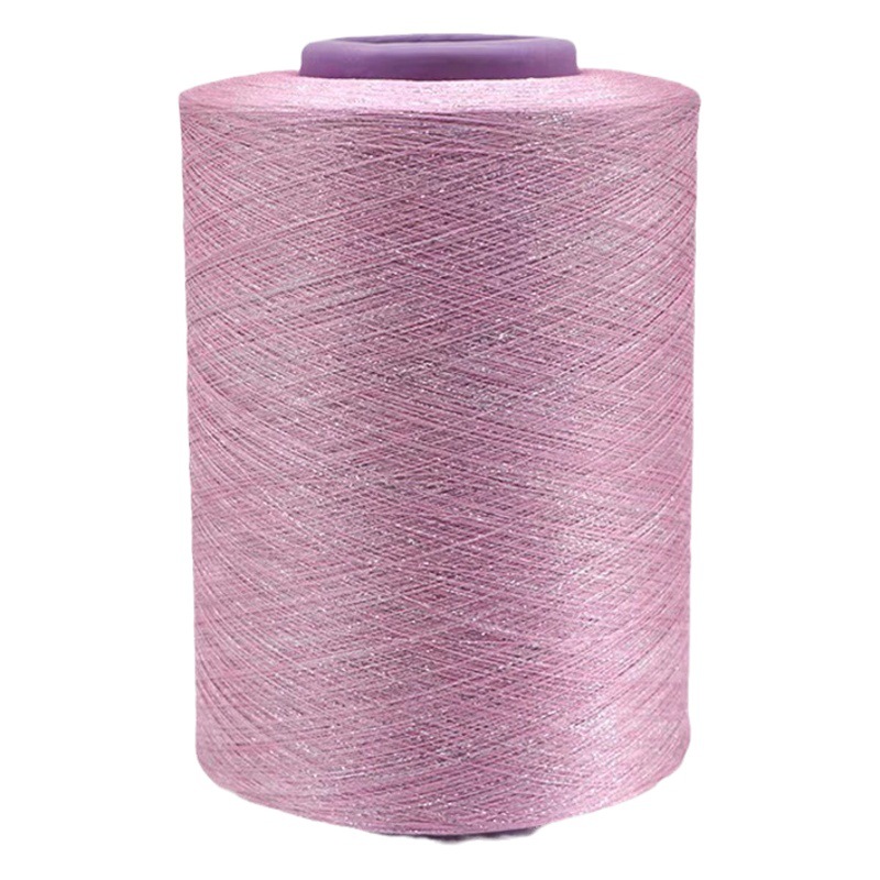 1/24 count gold and silver glossy silk yarn characteristic thread glitter bright thread fancy special yarn flow gold yarn glitter mixed yarn