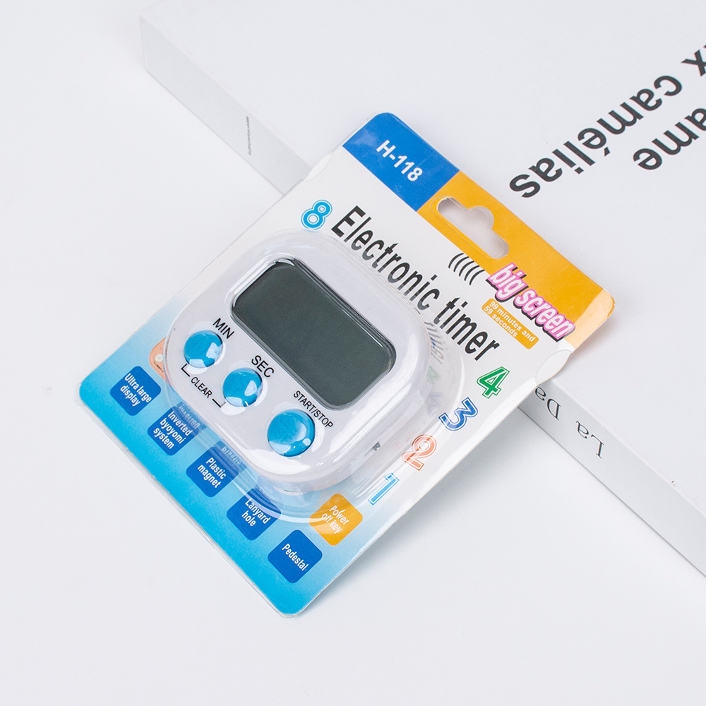 Picture of Factory wholesale new small timer students exam homework kitchen baking home electronic timer