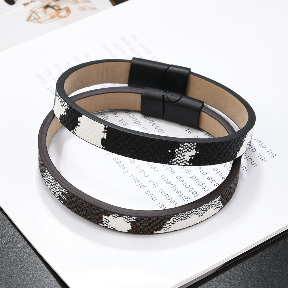 Amazon AliExpress New Men's Simple High-end All-match Casual Trend Magnetic Buckle Couple Bracelet Jewelry Wear