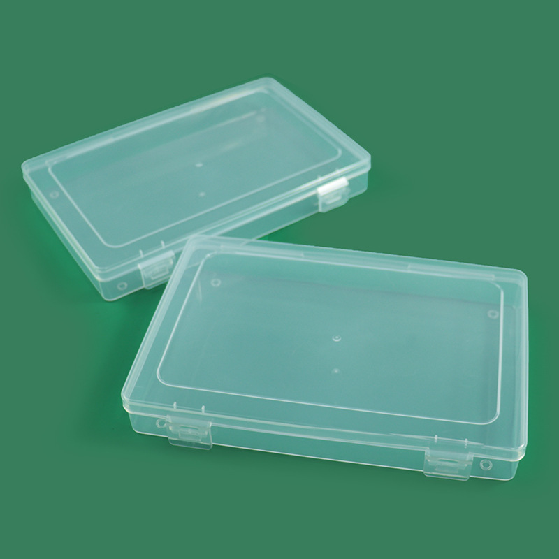 Transparent Plastic Box Stationery Puzzle Storage Box Hardware Tool Parts Packaging Box Fishing Gear Digital Component Organizing Box