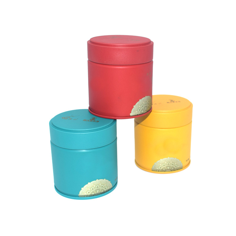 Tea screw lid welded iron cans manufacturers matcha iron cans iron box packaging