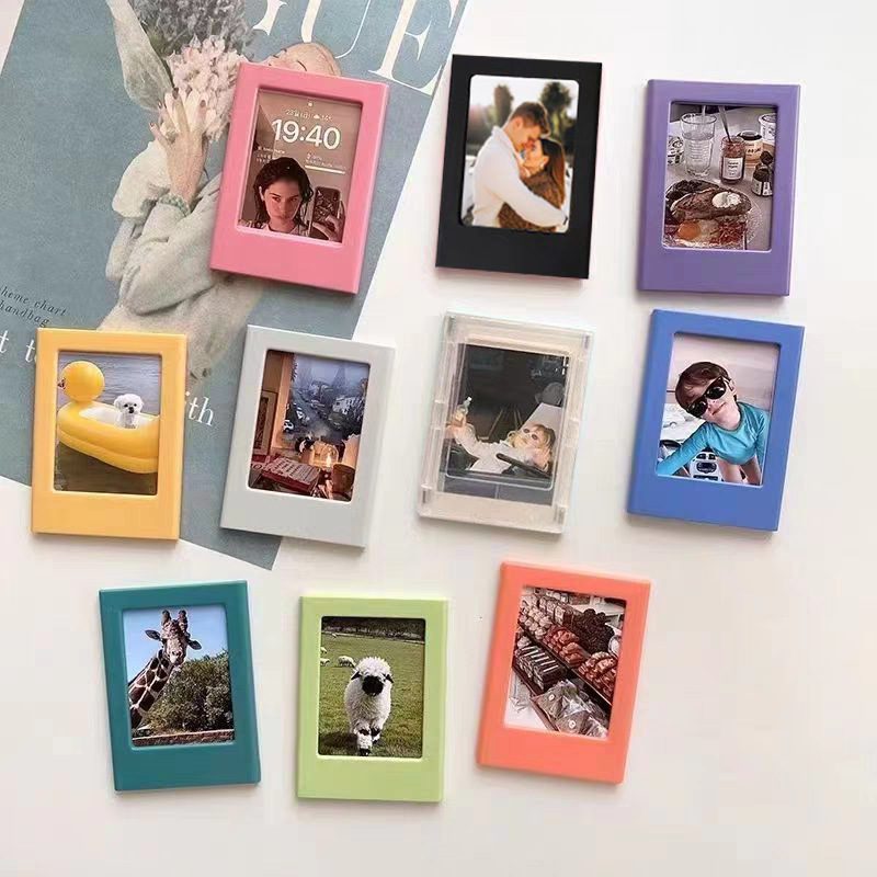 Amazon Temu Best-Selling Polaroid 3inch Magnetic Photo Frame Creative DIY Magnet Photo Frame Fun Magnetic Small Photo Frame