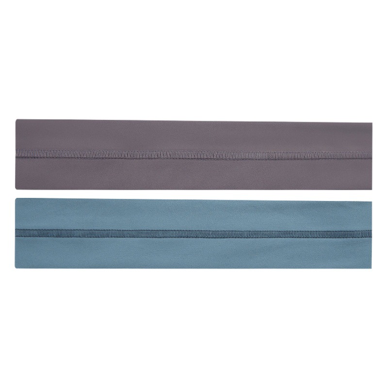 Summer New Sports Headband Pure Color Yoga Headscarf Moisture-Wicking Elastic Fitness Headband Pj-002