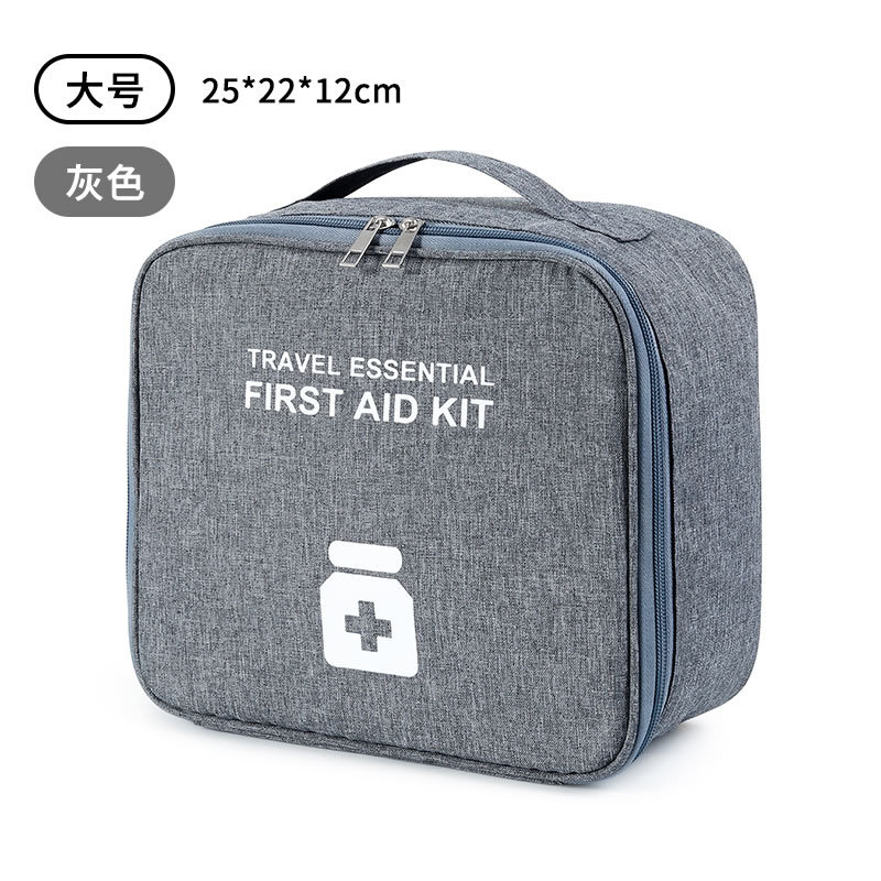 Picture of Portable Emergency Kit, Outdoor Car-Mounted Medicine Kit, Household Emergency Kit, Large-Capacity Epidemic Prevention Medicine Storage Bag