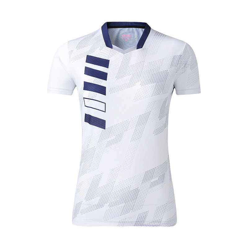 Picture of New Badminton Suit Women's Sports Quick-drying Breathable Short-sleeved Pants Men's Competition Suit Table Tennis Suit Customized