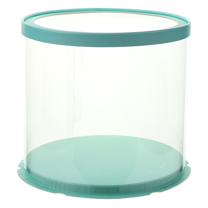 10 Pack Cake Packaging Box Round Transparent Cover Cake Box Single Layer Double Layer Height Birthday Baking Cake Packaging