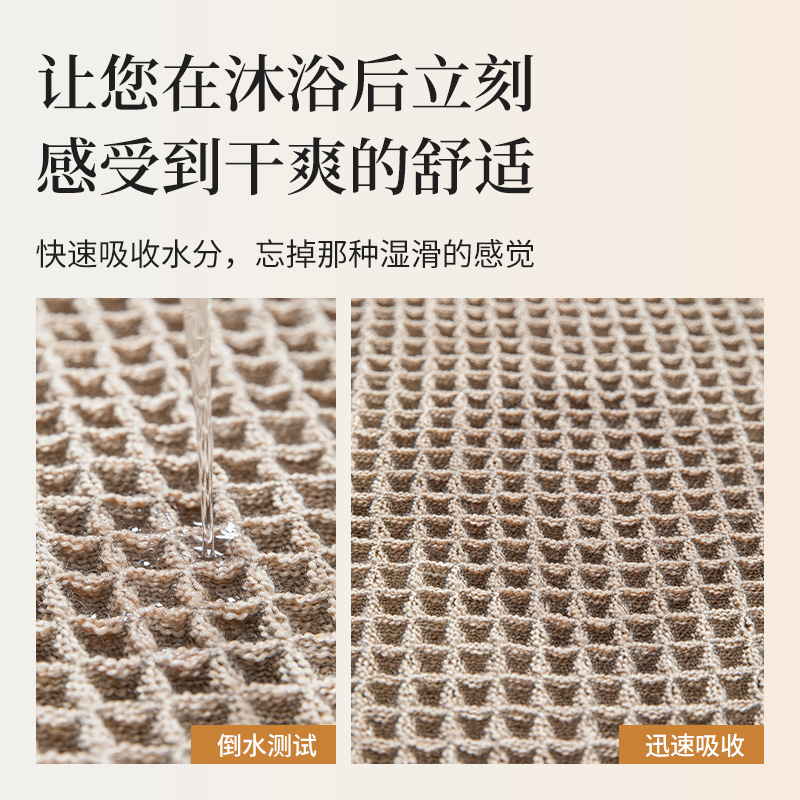Picture of Bathroom Floor Mats, Bathroom Door Non-Slip Mats, Bedroom Entry Door Mats, Household Absorbent Mats, Toilet Carpets