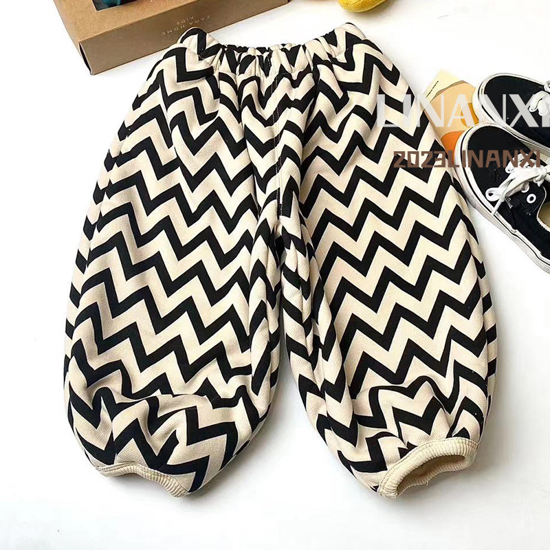 Picture of X26066 Li Nancy New Children's Korean-style Composite One-piece Velvet Warm Casual Pants Casual All-match