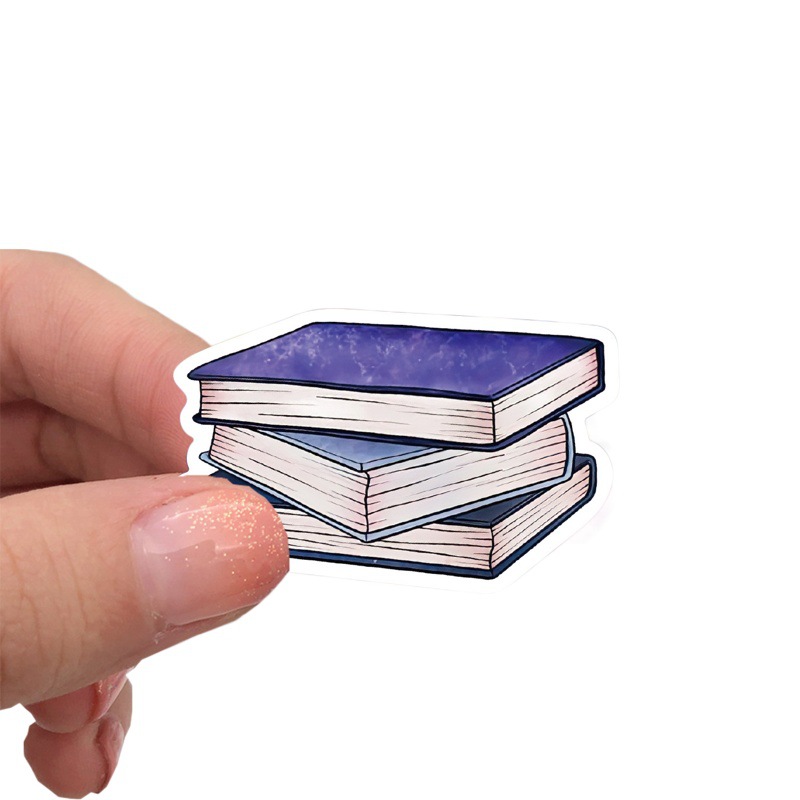 Picture of 100 pieces of purple magic moon graffiti stickers decorative luggage DIY waterproof stickers Amazon popular models can be approved