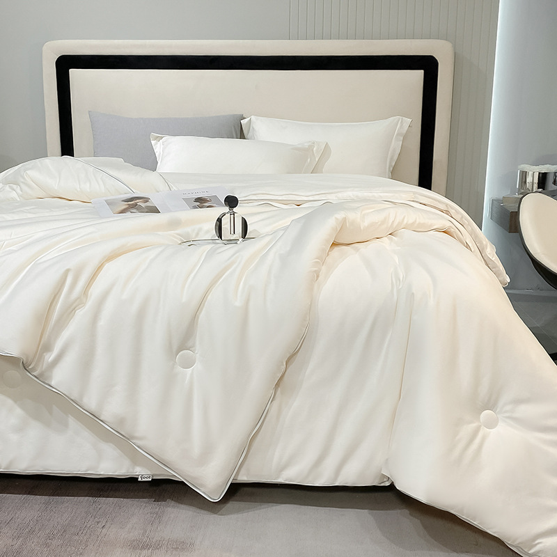 Picture of High-end Class A Maternal and Infant Grade Cotton 55% Li Guanqi Soybean Fiber Cotton Thickened Winter Quilt Spring and Autumn Quilt Core