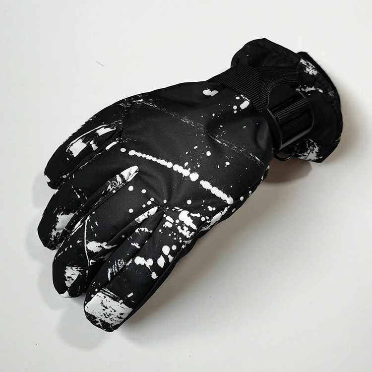 Picture of Ski gloves winter outdoor sports wholesale color children's gloves 9-15 years old warm gloves factory spot
