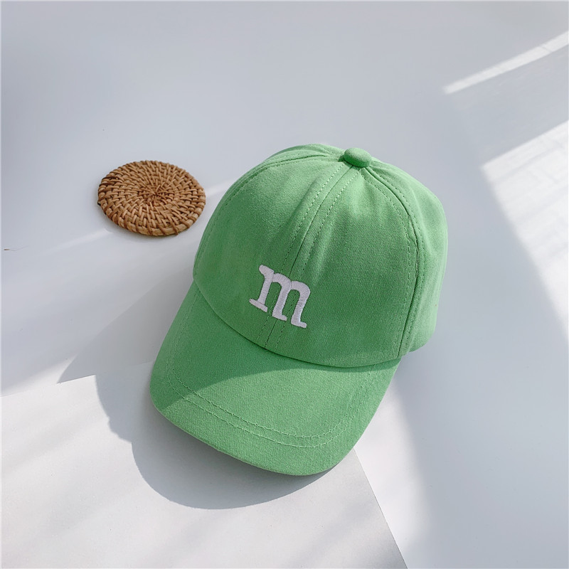 Picture of Children's Hat Baby Spring and Autum Peaked Cap Korean Letter Embroider Boys Autum and Winter Girls Kidsren Baseball Cap