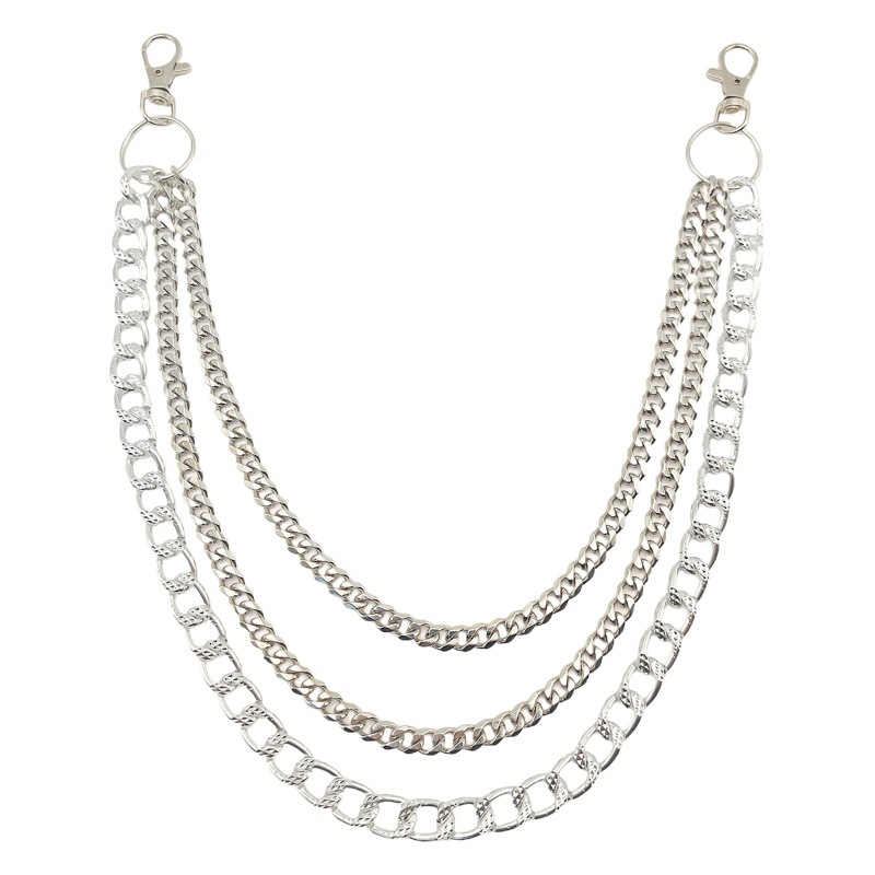 Europe and the United States cross-border jewelry personality fashion cool retro metal chain waist chain female hip hop disco multilayer body chain wholesale