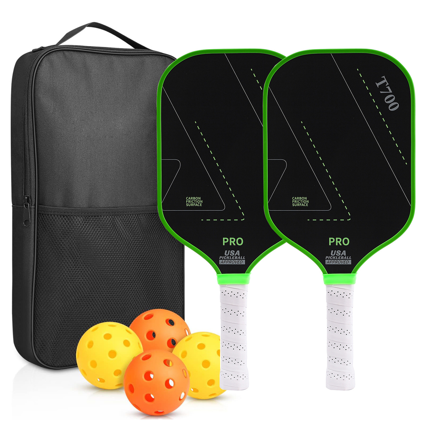 Picture of T700 Full Carbon Fiber Frosted Pick Rack Carbon Graphite Honeycomb Panel Outdoor Sports Gift Pickleball