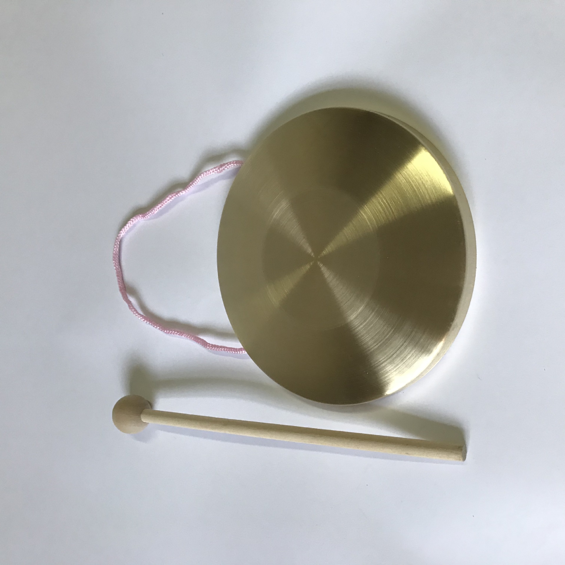 15Cm22Cm Brass Gong, 22cm Resonant Copper Gong Musical Instrument for Playing Metal Gongs in Music Performances