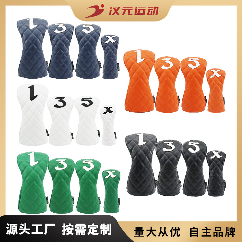 New factory direct cross-border e-commerce golf club head protective cover accessories 135 wooden pole cover outdoor