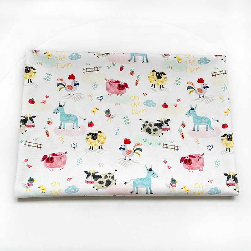 Picture of Home Little Animals All-Cotton Baan Canvas Bag Outerwear Pet Seat Pad Outdoor Bag Vest Handmade DIY Fabric