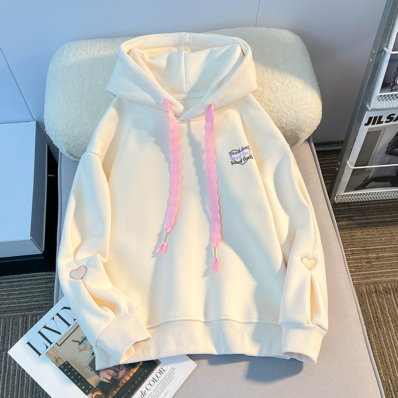 Picture of Girls' Autumn Wear 2024 New Spring and Autumn Wear Girls' Casual Middle and Big Children's fleece-lined Hoodie Jacket Children's Wear