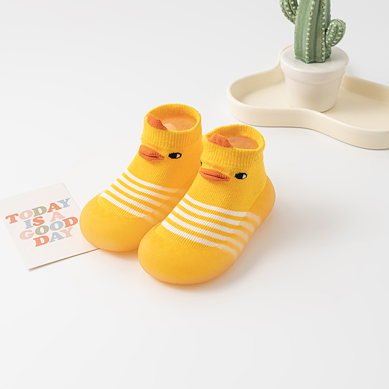 Picture of Infant Toddler Shoes and Socks, Spring and Autumn Thin Style, Baby Anti-Falling, Anti-Collision, Anti-Slip, Soft Sole, Wear-Resistant Floor Shoes