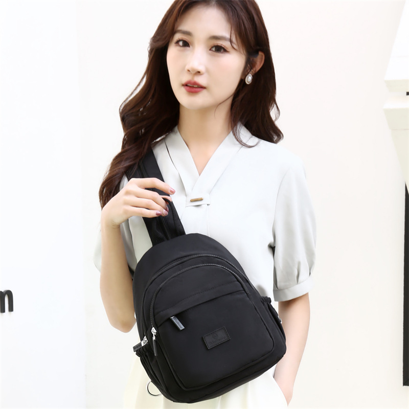 Picture of New Casual Daily Travel High-end Bag Backpack Women's Variable Chest Bag Fashion Personality Design Women's Backpack