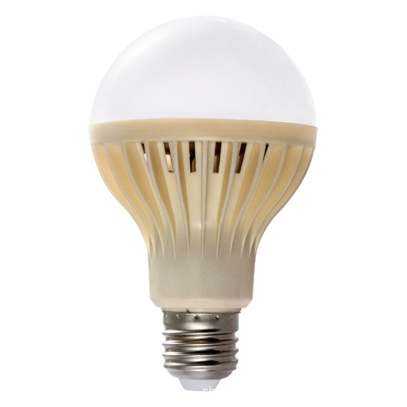 Led Energy-Saving Lamp with Voice Control, Household Screw Base Radar Human Sensor Corridor Sound and Light Control Energy-Saving Lighting